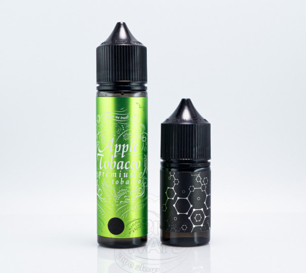 Рідина Iva Tobacco Organic Tobacco Apple 60ml 6mg зі смаком тютюну з яблуком (набір компонентів)