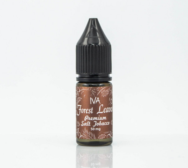 Рідина Iva Salt Forest Leaves 10ml 50mg на сольовому нікотині зі смаком тютюну