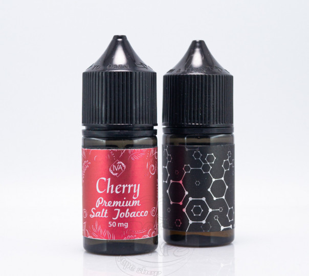Рідина Iva Salt Tobacco Cherry 30ml 50mg зі смаком тютюну з вишнею (набір компонентів)