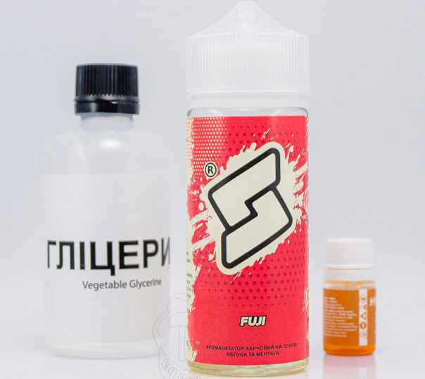 Рідина Bard Organic Fuji 120ml 1.5mg зі смаком яблука з холодком (набір компонентів)