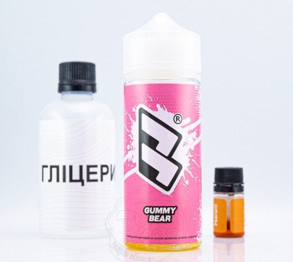 Рідина Bard Organic Gummy Bear 120ml 6mg зі смаком желейних медведиків (набір компонентів)