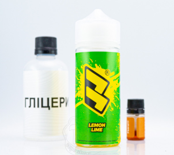 Рідина Bard Organic Lemon Lime 120ml 3mg зі смаком лимону та лайму (набір компонентів)
