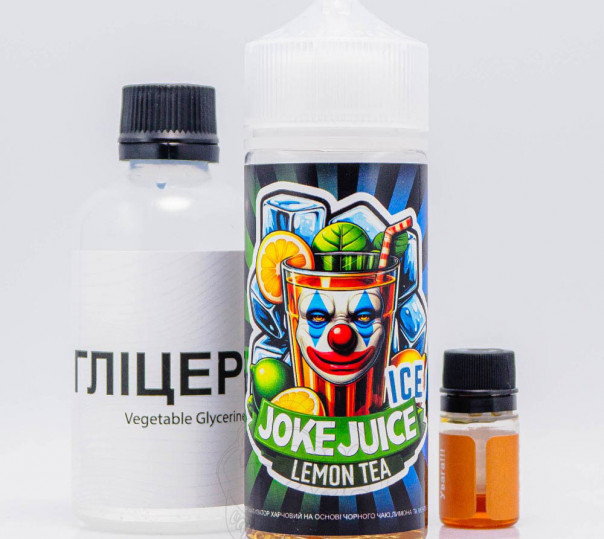 Рідина Joke ICE Organic Lemon Tea ICE 120ml 0mg зі смаком холодного лимонного чаю (набір компонентів)