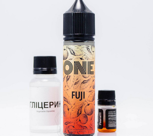 Рідина One Organic Fuji 60ml 3mg зі смаком яблука та ментолу (набір компонентів)