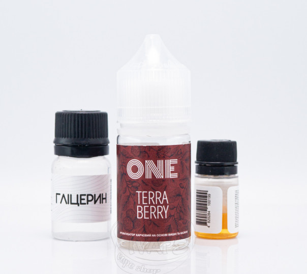 Жидкость One Salt Terra Berry 30ml 50mg со вкусом вишни и малины (набор компонентов)
