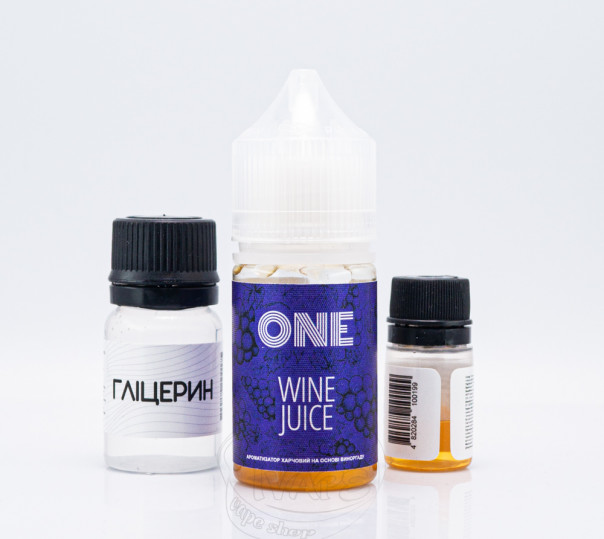 Жидкость One Salt Wine Juice 30ml 50mg со вкусом винограда (набор компонентов)