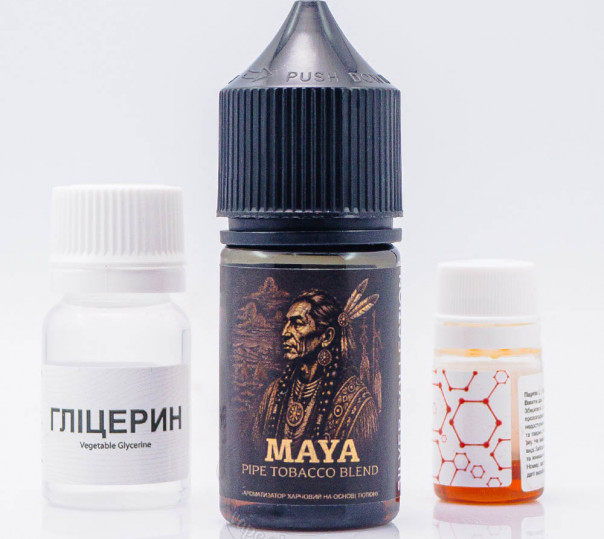 Жидкость Silver Collection Salt Maya 30ml 25mg со вкусом табака (набор компонентов)