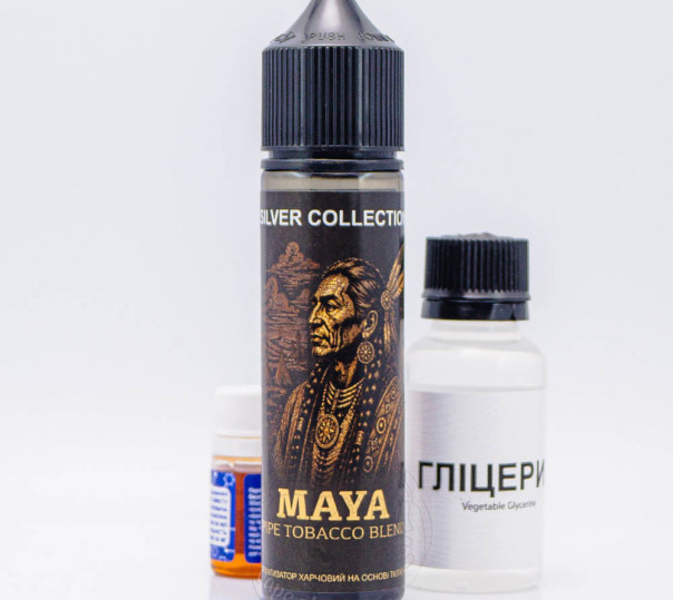 Жидкость Silver Collection Salt Maya 60ml 25mg со вкусом табака (набор компонентов)