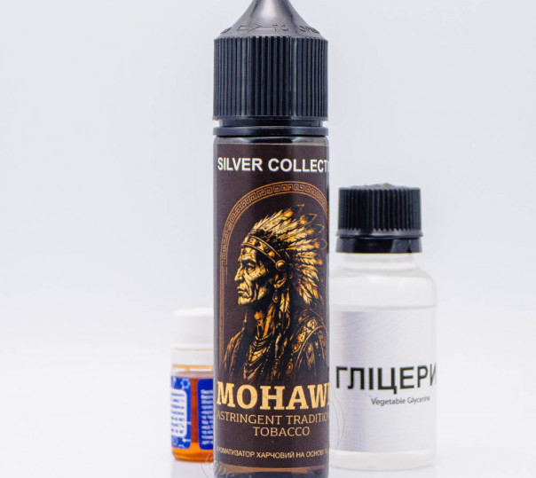 Жидкость Silver Collection Salt Mohawk 60ml 50mg со вкусом терпкого табака (набор компонентов)