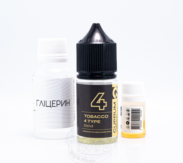 Рідина Cuprum Collection Salt 4 (Tobacco 4 Type Blend) 30ml 50mg зі смаком тютюну (набір компонентів)