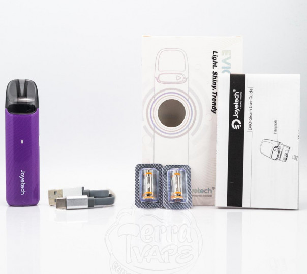 Joyetech Evio Gleam Pod Kit 900mAh Ocean Blue Багаторазова POD система Joyetech Evio Gleam Pod Kit 900mAh Ocean Blue Багаторазова POD система