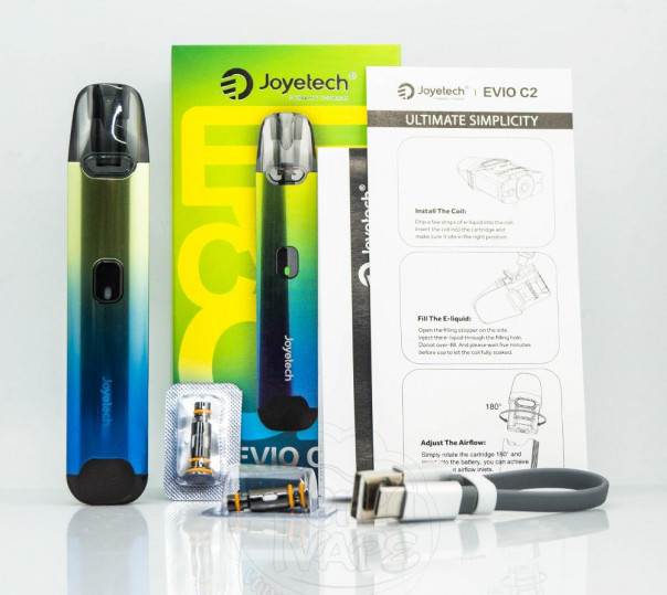 Joyetech Evio C2 Pod Kit 800mAh Багаторазова POD система Joyetech Evio C2 Pod Kit 800mAh Багаторазова POD система