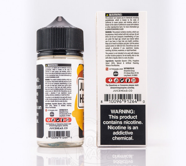 Жидкость Juice Head Organic Orange Mango 100ml 3mg на органическом никотине со вкусом апельсина и манго Жидкость Juice Head Organic Orange Mango 100ml 3mg на органическом никотине со вкусом апельсина и манго