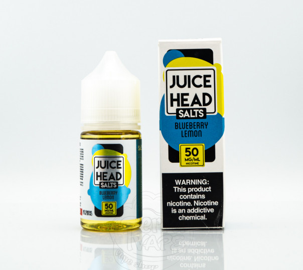 Рідина Juice Head Salt Blueberry Lemon 30ml 50mg на сольовому нікотині зі смаком чорниці та лимона