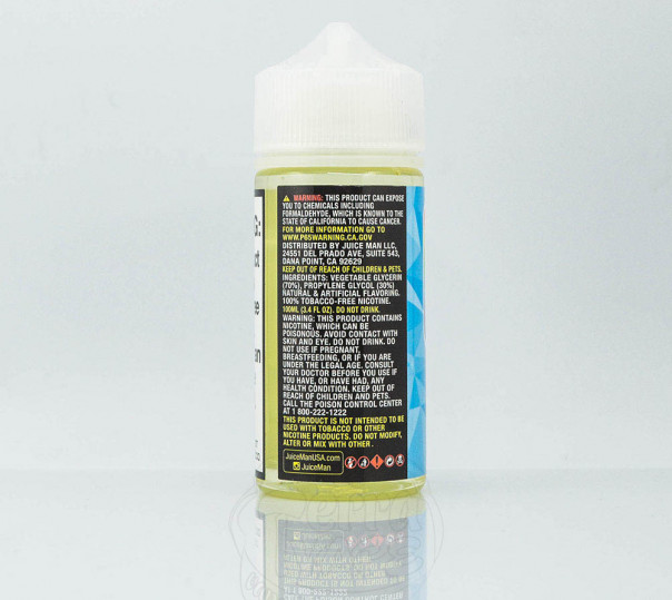 Жидкость Juice Man Unicorn Frappe 100ml 3mg на органическом никотине со вкусом манго, синей малины и сладкой ваты Жидкость Juice Man Unicorn Frappe 100ml 3mg на органическом никотине со вкусом манго, синей малины и сладкой ваты