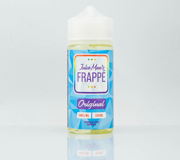 Жидкость Juice Man Unicorn Frappe 100ml 3mg на органическом никотине со вкусом манго, синей малины и сладкой ваты