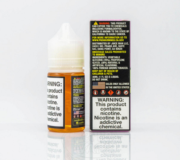 Рідина Juice Man Dragon Frappe Salt 30ml на сольовому нікотині зі смаком фруктового фрапе Рідина Juice Man Dragon Frappe Salt 30ml на сольовому нікотині зі смаком фруктового фрапе