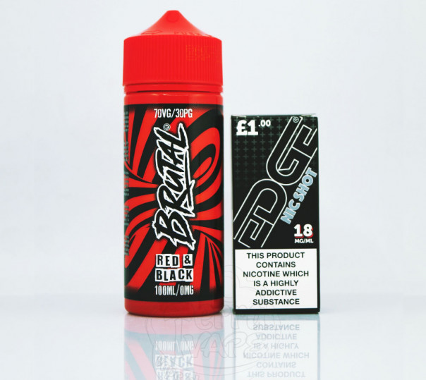 Brutal Red & Black 120ml 3mg на органическом никотине