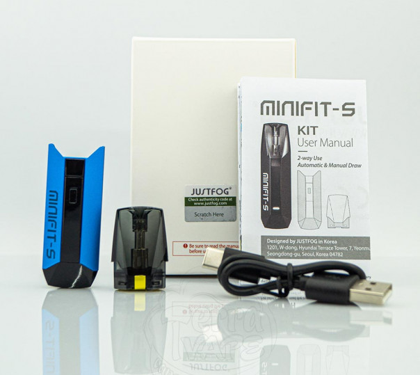 Justfog Minifit S Pod Kit 420mAh Багаторазова POD система Justfog Minifit S Pod Kit 420mAh Багаторазова POD система