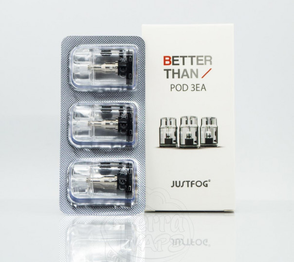 Картридж для многоразовой POD системы JustFog Better Than Pod Kit 1.9ml Картридж для многоразовой POD системы JustFog Better Than Pod Kit 1.9ml