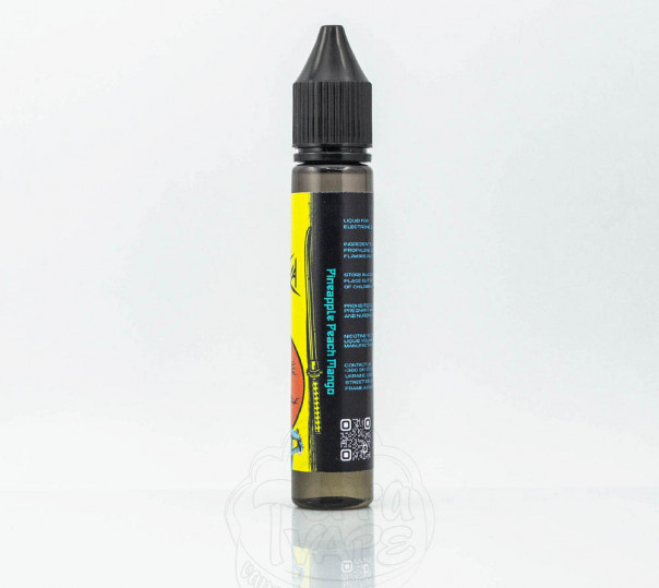Рідина eight by Katana Salt Pineapple Peach Mango 30ml 50mg на сольовому нікотині зі смаком ананаса, персика та манго Рідина eight by Katana Salt Pineapple Peach Mango 30ml 50mg на сольовому нікотині зі смаком ананаса, персика та манго