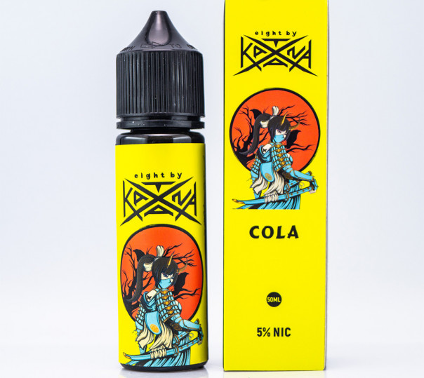 Жидкость Eight by Katana Salt Cola 50ml 50mg на солевом никотине со вкусом колы
