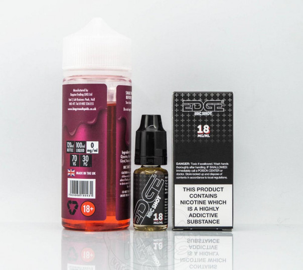 Рідина Kingston E-Liquids Organic Cherry Chill 120ml 3mg на органічному нікотині зі смаком вишні з ментолом Рідина Kingston E-Liquids Organic Cherry Chill 120ml 3mg на органічному нікотині зі смаком вишні з ментолом