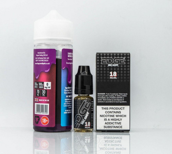Рідина Kingston E-Liquids Organic Chuckleberry 110ml 1.5mg на органічному нікотині зі смаком фруктово-ягідного міксу з ментолом Рідина Kingston E-Liquids Organic Chuckleberry 110ml 1.5mg на органічному нікотині зі смаком фруктово-ягідного міксу з ментолом