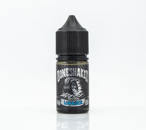 Рідина Boneshaker Organic Lowrider 30ml 6mg на органічному нікотині зі смаком апельсина, полуниці та лайма з холодком