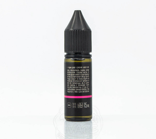 Рідина Flip Salt Donut 15ml 25mg на сольовому нікотині зі смаком пончика Рідина Flip Salt Donut 15ml 25mg на сольовому нікотині зі смаком пончика