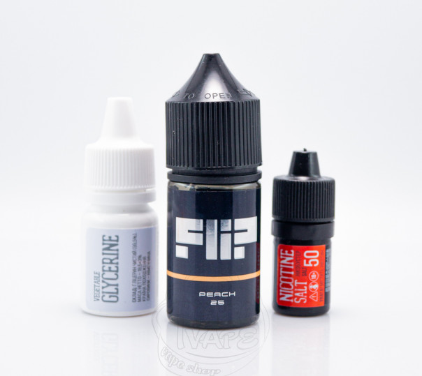 Рідина Flip Salt Peach 30ml 25mg зі смаком персика (набір компонентів)