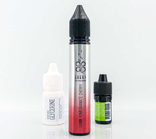 Рідина Lucky Chrome Salt Pomegranate Cherry 30ml 50mg зі смаком гранату та вишні (набір компонентів)