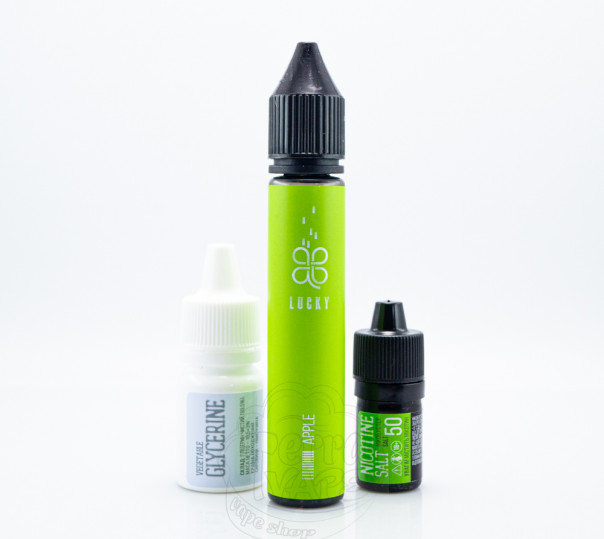 Рідина Lucky Salt Apple 30ml 65mg зі смаком яблука з льодом (набір компонентів)