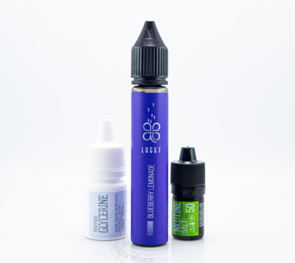 Рідина Lucky Salt Blueberry Lemonade 30ml 65mg зі смаком чорничного лимонаду з льодом (набір компонентів)