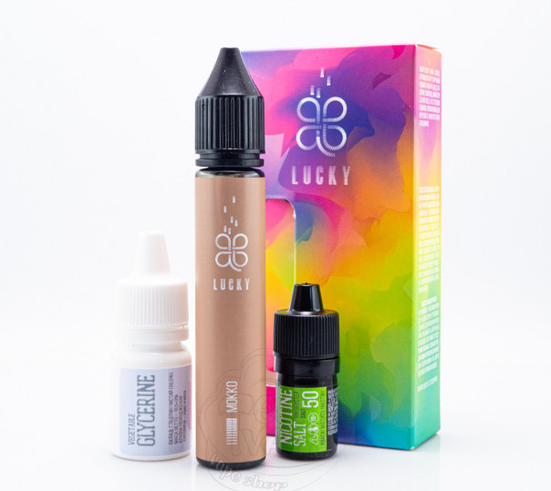 Жидкость Lucky Salt Mokko 30ml 50mg со вкусом кофе со льдом (набор компонентов) Жидкость Lucky Salt Mokko 30ml 50mg со вкусом кофе со льдом (набор компонентов)