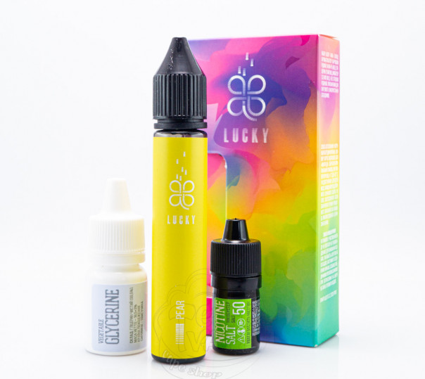 Жидкость Lucky Salt Pear 30ml 50mg со вкусом груши (набор компонентов) Жидкость Lucky Salt Pear 30ml 50mg со вкусом груши (набор компонентов)