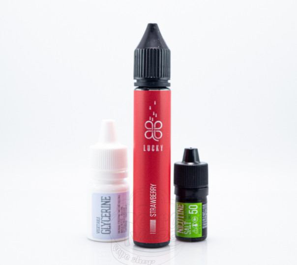 Жидкость Lucky Salt Strawberry 30ml 50mg со вкусом клубники со льдом (набор компонентов)