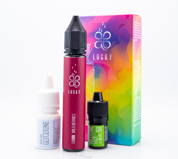 Рідина Lucky Salt Wild Berries 30ml 50mg зі смаком лісових ягід з холодком (набір компонентів) Рідина Lucky Salt Wild Berries 30ml 50mg зі смаком лісових ягід з холодком (набір компонентів)