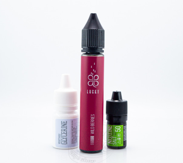 Рідина Lucky Salt Wild Berries 30ml 50mg зі смаком лісових ягід з холодком (набір компонентів)