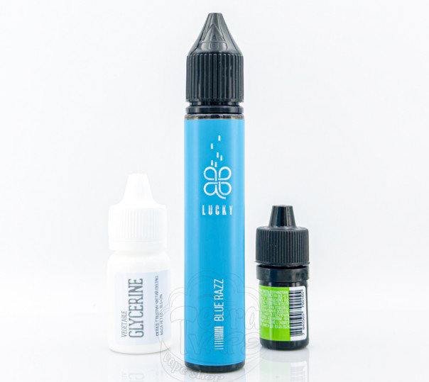 Рідина Lucky Salt Blue Razz 30ml 65mg зі смаком блакитної малини з холодком (набір компонентів)