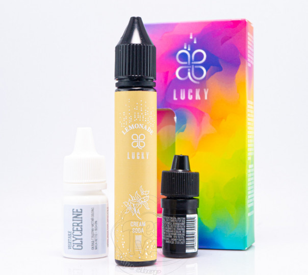 Рідина Lucky Salt Cream Soda Lemonade 30ml 65mg зі смаком крем-соди з льодом (набір компонентів) Рідина Lucky Salt Cream Soda Lemonade 30ml 65mg зі смаком крем-соди з льодом (набір компонентів)