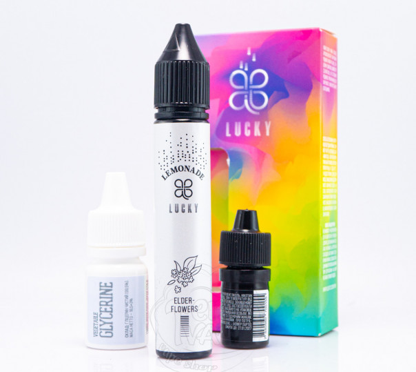 Рідина Lucky Salt Elder Flowers Lemonade 30ml 65mg зі смаком лимонаду із бузини з льодом (набір компонентів) Рідина Lucky Salt Elder Flowers Lemonade 30ml 65mg зі смаком лимонаду із бузини з льодом (набір компонентів)