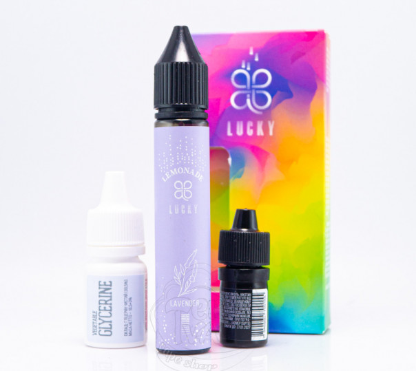 Рідина Lucky Salt Lavender Lemonade 30ml 65mg зі смаком лавандового лимонаду з прохолодою (набір компонентів) Рідина Lucky Salt Lavender Lemonade 30ml 65mg зі смаком лавандового лимонаду з прохолодою (набір компонентів)