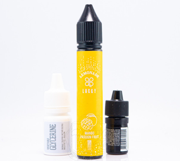 Рідина Lucky Salt Mango Passion Fruit Lemonade 50mg зі смаком холодного лимонаду з манго та маракуї (набір компонентів)