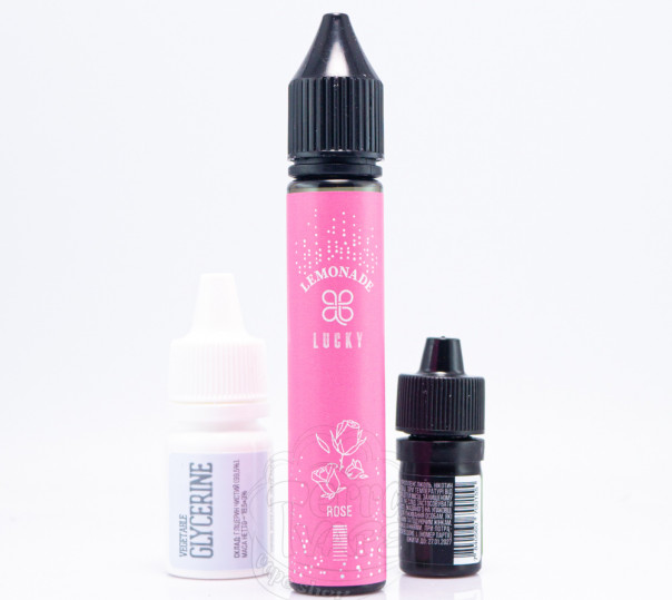 Рідина Lucky Salt Rose Lemonade 50mg зі смаком лимонаду з трояндою з хзолодком (набір компонентів)