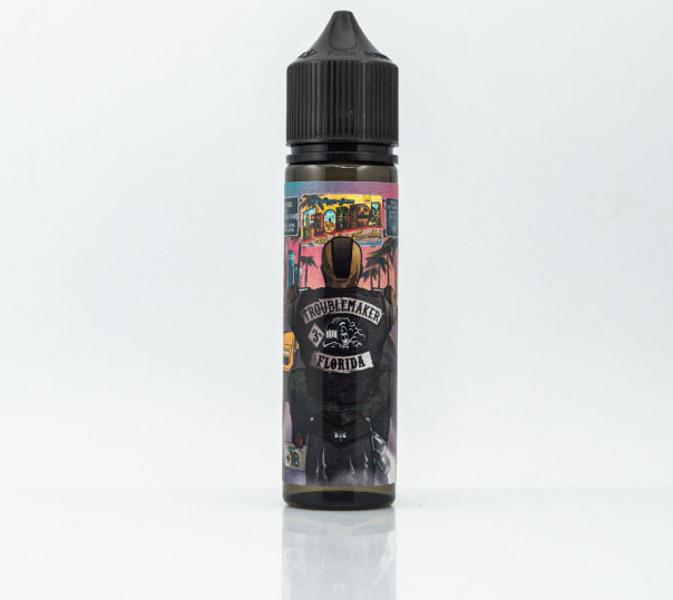 Рідина Troublemaker Organic Florida 60ml 1.5mg на органічному нікотині зі смаком лимонного чаю