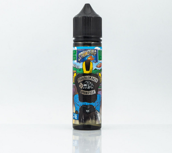 Жидкость Troublemaker Organic Springfield 60ml 0mg без никотина со вкусом пончика с джемом