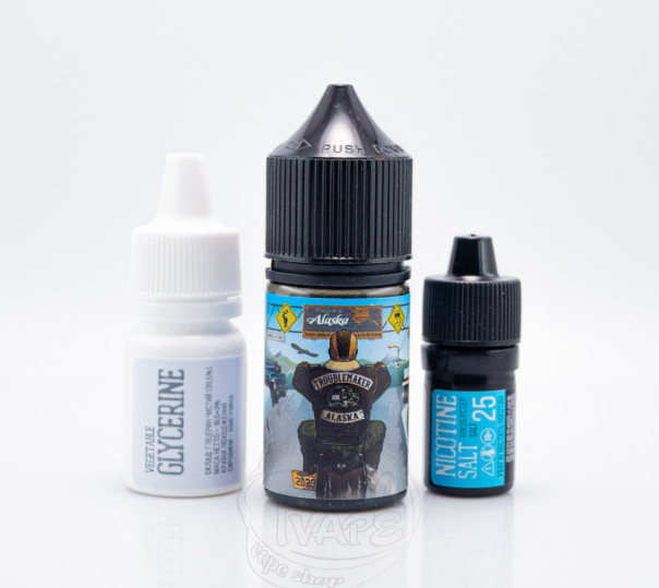 Рідина Troublemaker Salt Alaska 30ml 50mg зі смаком ожини та аґрусу (набір компонентів)
