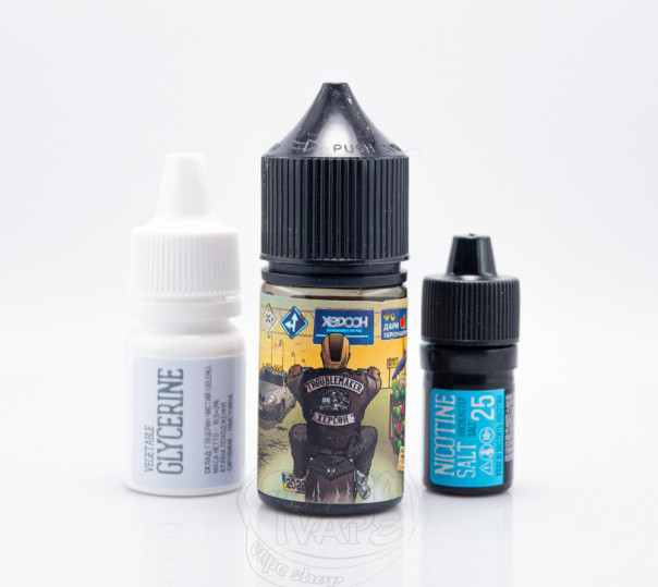 Рідина Troublemaker Salt Херсон 30ml 50mg зі смаком кавуна з холодком (набір компонентів)