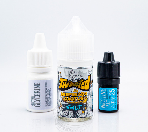 Рідина Twisted Salt Desperado Cactus 30ml 25mg зі смаком смородини та кактуса (набір компонентів)